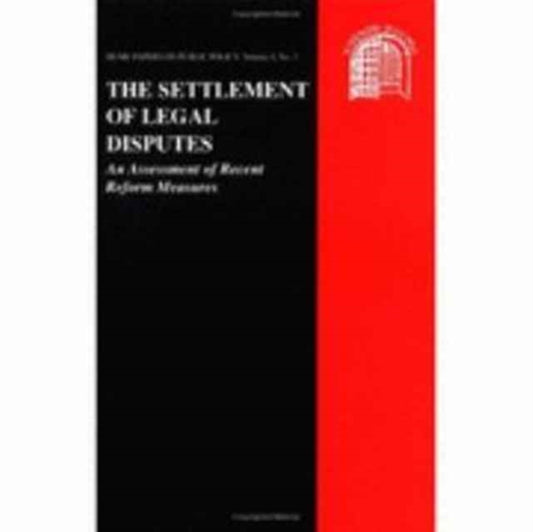 Book cover of: Settlement of Legal Disputes