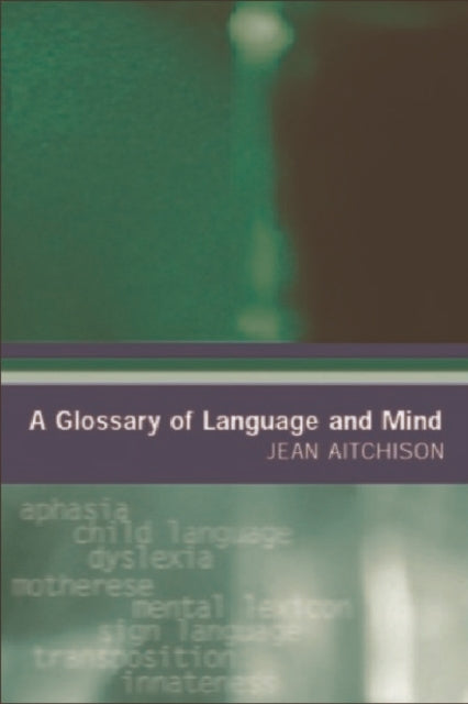 Book cover of: Glossary of Language and Mind
