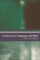 Book cover of: Glossary of Language and Mind