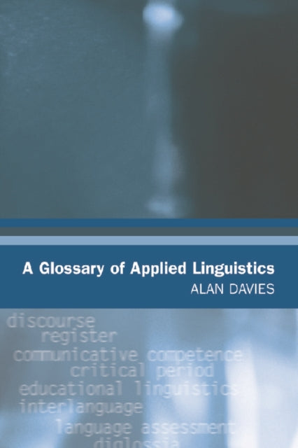 Book cover of: Glossary of Applied Linguistics