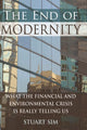 Book cover of: End of Modernity. By: Stuart Sim