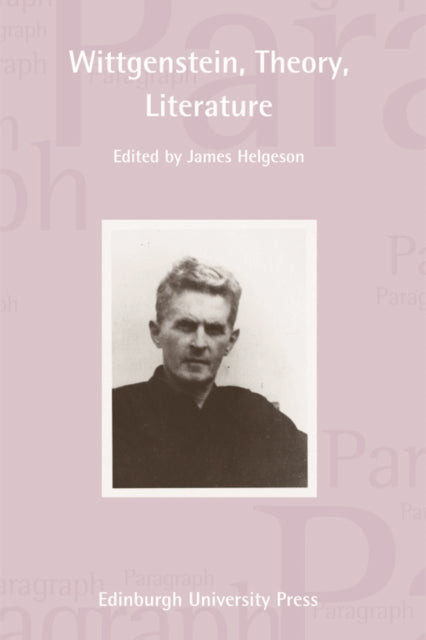 Book cover of: Wittgenstein, Theory, Literature