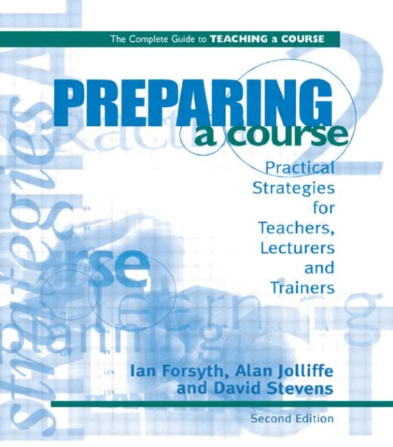 Book cover of: Preparing a Course. By: Ian (S Forsyth