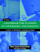 Book cover of: Handbook for Teachers in Universities and Colleges. By: Robert Cannon