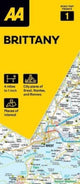 Book cover of: AA Road Map Brittany