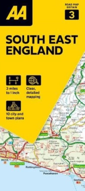 Book cover of: AA Road Map South East England