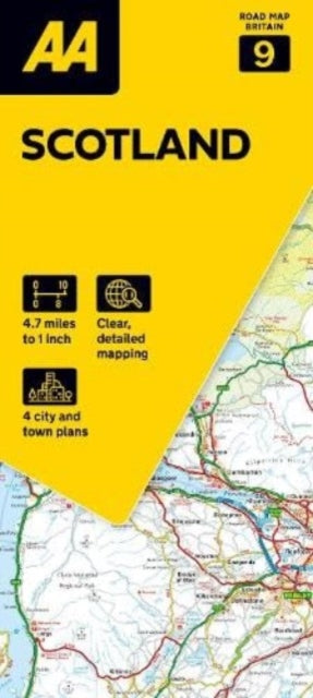Book cover of: AA Road Map Scotland