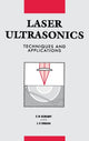Book cover of: Laser Ultrasonics Techniques and Applications