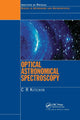 Book cover of: Optical Astronomical Spectroscopy