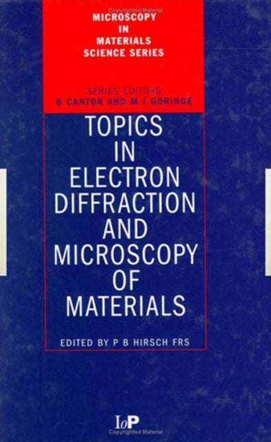 Book cover of: Topics in Electron Diffraction and Microscopy of Materials