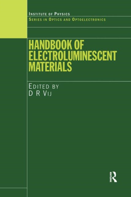 Book cover of: Handbook of Electroluminescent Materials