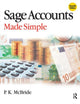 Book cover of: Sage Accounts Made Simple. By: P. K. McBride