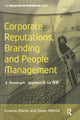 Book cover of: Corporate Reputations, Branding and People Management. By: Graeme Martin