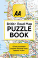 Book cover of: AA British Road Map Puzzle Book. By: Helen Brocklehurst