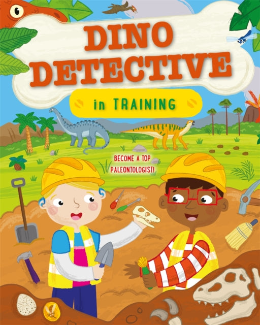 Book cover of: Dino Detective In Training. By: Tracey Turner