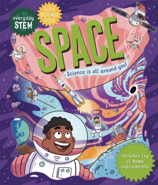Book cover of: Everyday STEM Science – Space. By: Izzie Clarke
