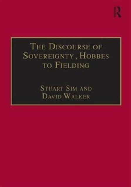 Book cover of: Discourse of Sovereignty, Hobbes to Fielding
