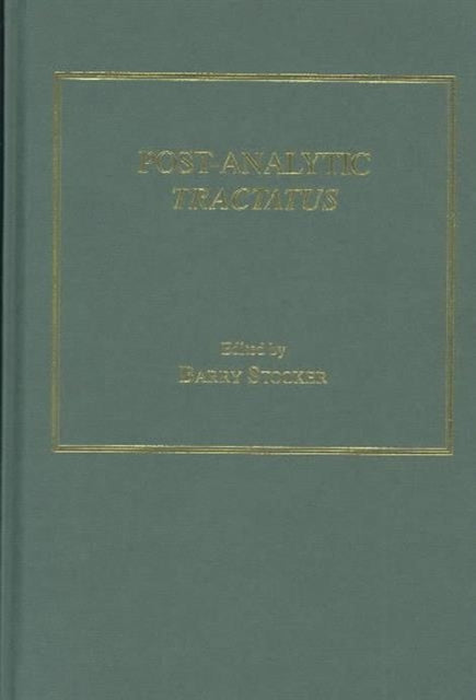 Post-Analytic Tractatus