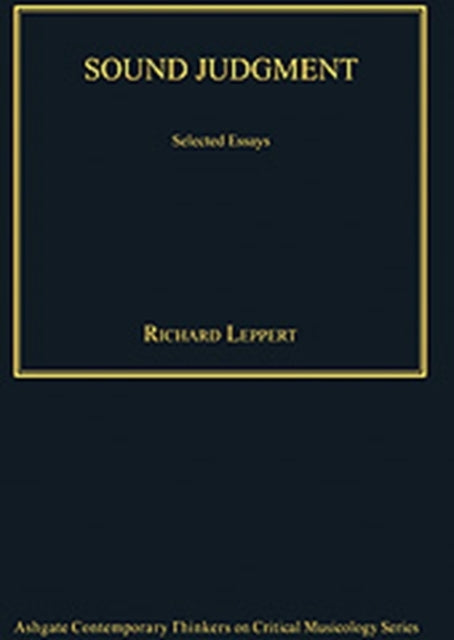 Book cover of: Sound Judgment. By: Richard D. Leppert