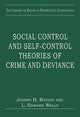 Book cover of: Social Control and Self-Control Theories of Crime and Deviance. By: Joseph H. Rankin