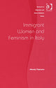 Book cover of: Immigrant Women and Feminism in Italy. By: Wendy Pojmann