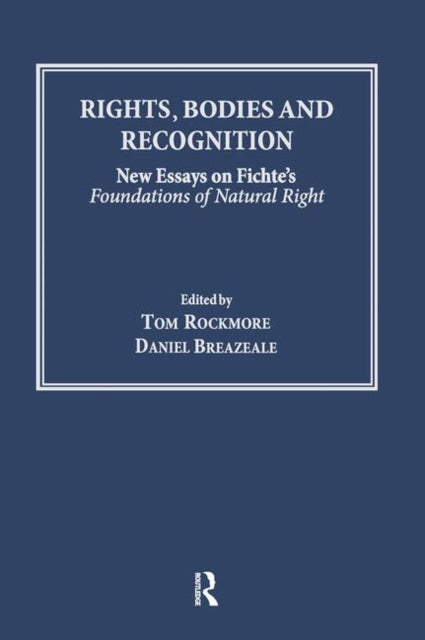 Book cover of: Rights, Bodies and Recognition