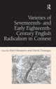 Book cover of: Varieties of Seventeenth- and Early Eighteenth-Century English Radicalism in Context. By: Ariel Hessayon
