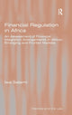 Book cover of: Financial Regulation in Africa. By: Iwa Salami