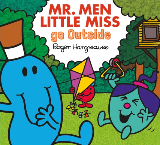 Book cover of: Mr. Men Little Miss go Outside. By: Adam Hargreaves