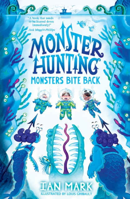 Book cover of: Monsters Bite Back. By: Ian Mark
