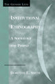 Book cover of: Institutional Ethnography