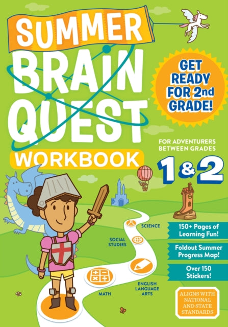 Book cover of: Summer Brain Quest: Between Grades 1 & 2. By: Megan Butler