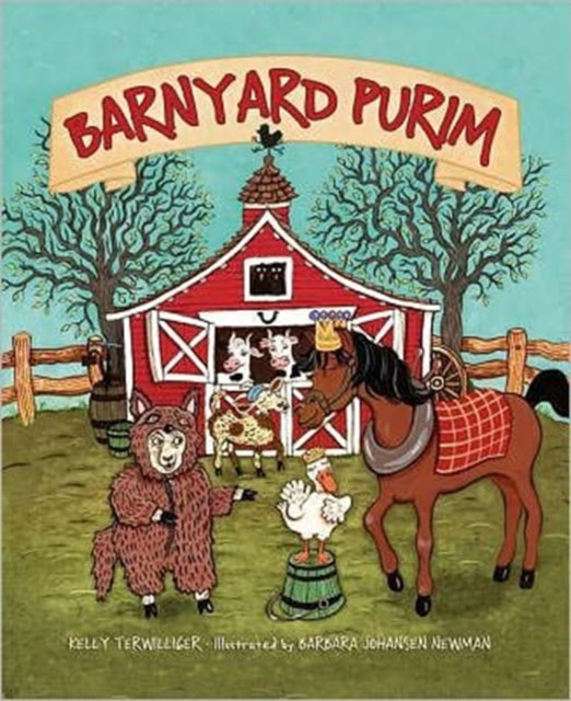 Book cover of: Barnyard Purim. By: Kelly Terwilliger