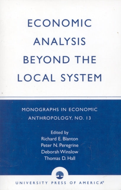 Book cover of: Economic Analysis Beyond the Local System