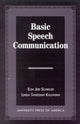 Book cover of: Basic Speech Communication