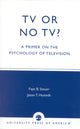Book cover of: TV or No TV?