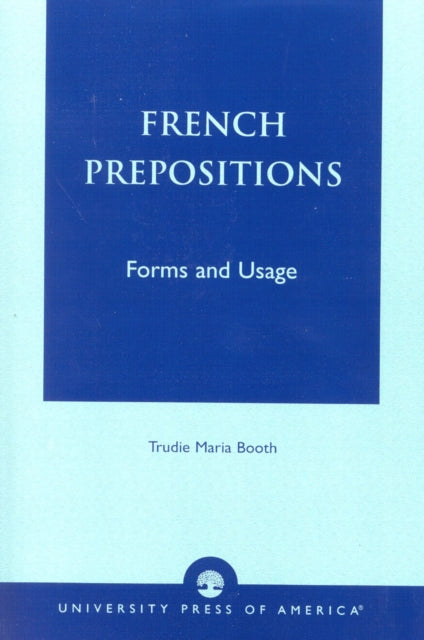 Book cover of: French Prepositions