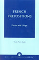 Book cover of: French Prepositions