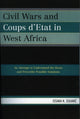 Book cover of: Civil Wars and Coups d'Etat in West Africa. By: Issaka K. Souare