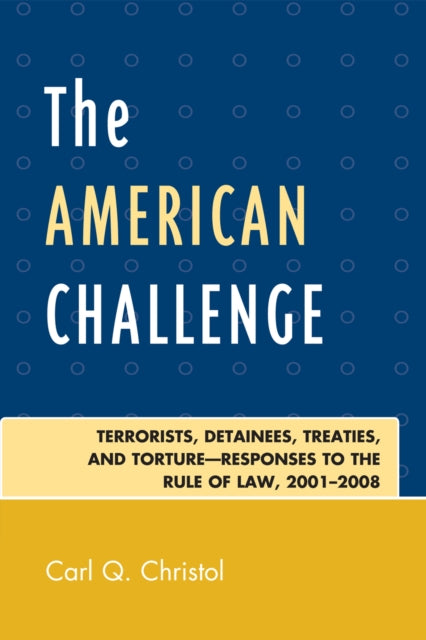 Book cover of: American Challenge. By: Carl Quimby Christol