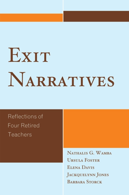 Book cover of: Exit Narratives. By: Nathalis G. Wamba