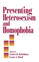 Book cover of: Preventing Heterosexism and Homophobia
