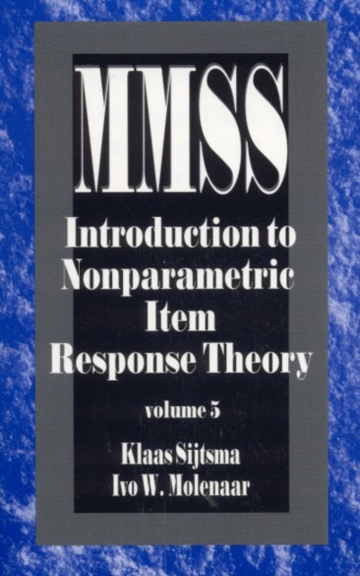 Book cover of: Introduction to Nonparametric Item Response Theory. By: Klaas Sijtsma