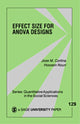 Book cover of: Effect Size for ANOVA Designs. By: Jose M. Cortina