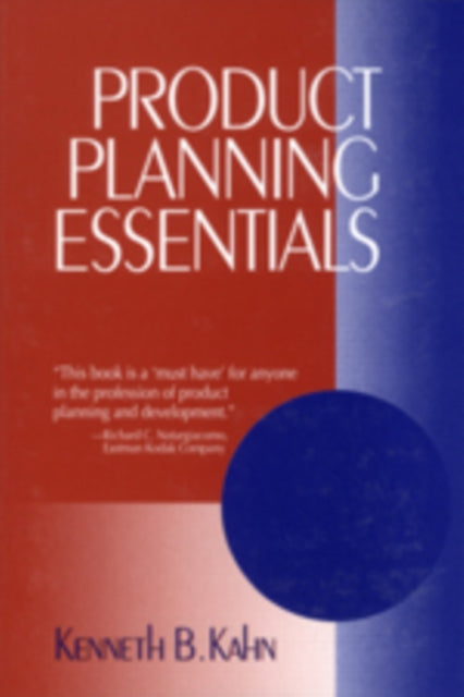 Book cover of: Product Planning Essentials. By: Kenneth B. Kahn