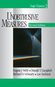 Book cover of: Unobtrusive Measures