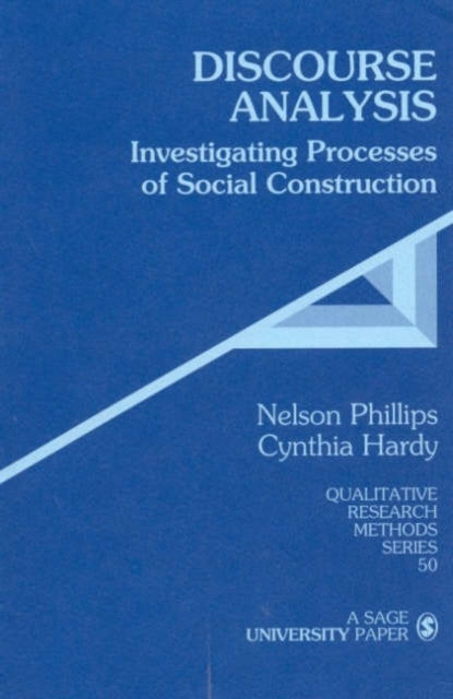 Book cover of: Discourse Analysis