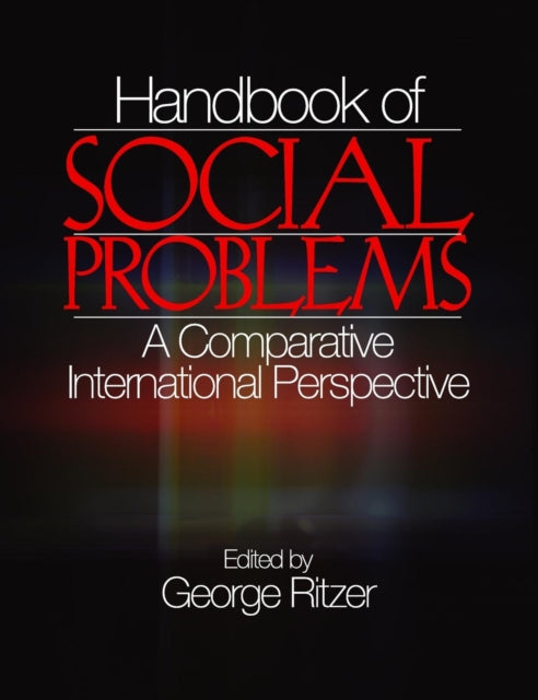 Book cover of: Handbook of Social Problems. By: George Ritzer