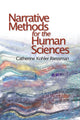 Book cover of: Narrative Methods for the Human Sciences. By: Catherine Kohler Riessman
