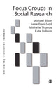 Book cover of: Focus Groups in Social Research